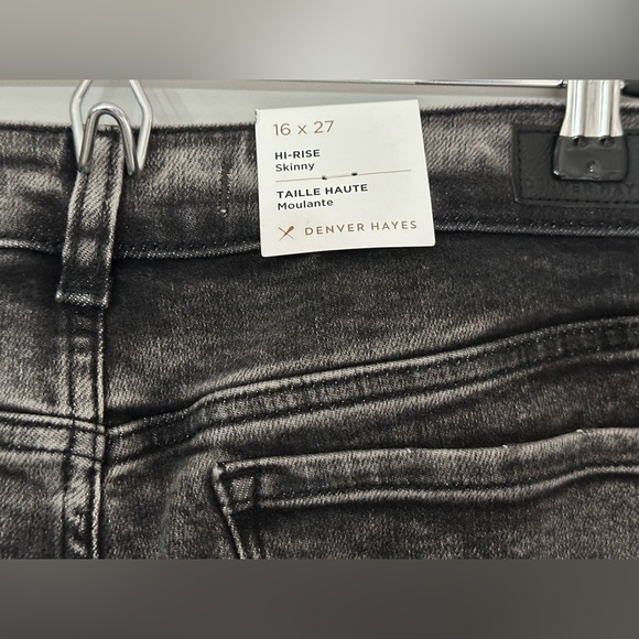 ✨NWT✨ Denver Hayes: Women's Hi-Rise Skinny Jeans- Size 16x27 - Picture 7 of 9